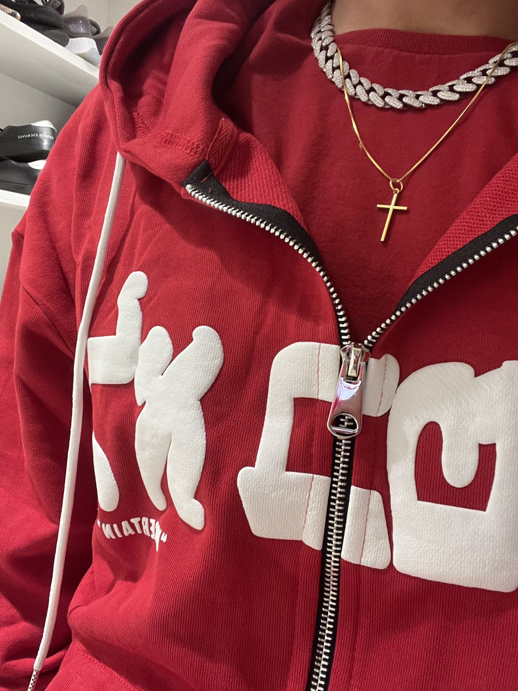 Uncertain Red Hoodie